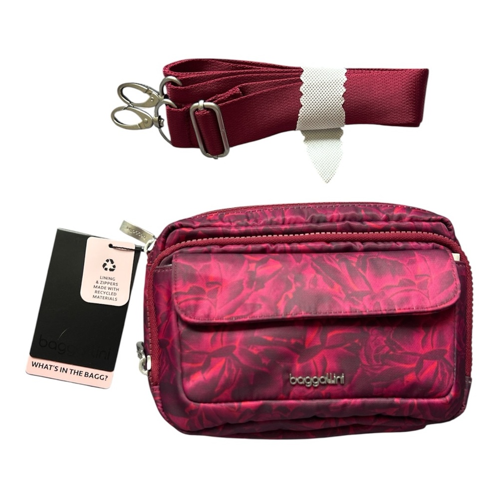 Baggallini Modern Double Zip Crossbody Bag